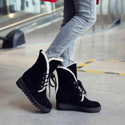 Women's Mid Calf Ankle Snow Boots-xinru shop