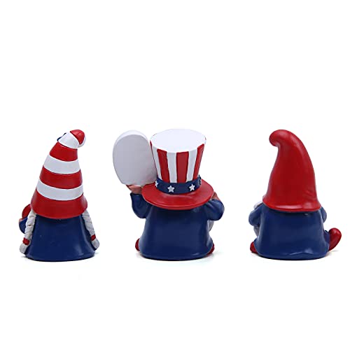 Hodao 3Pcs Patriotic Gnomes 4th of July Decorations American Independence Day-xinru