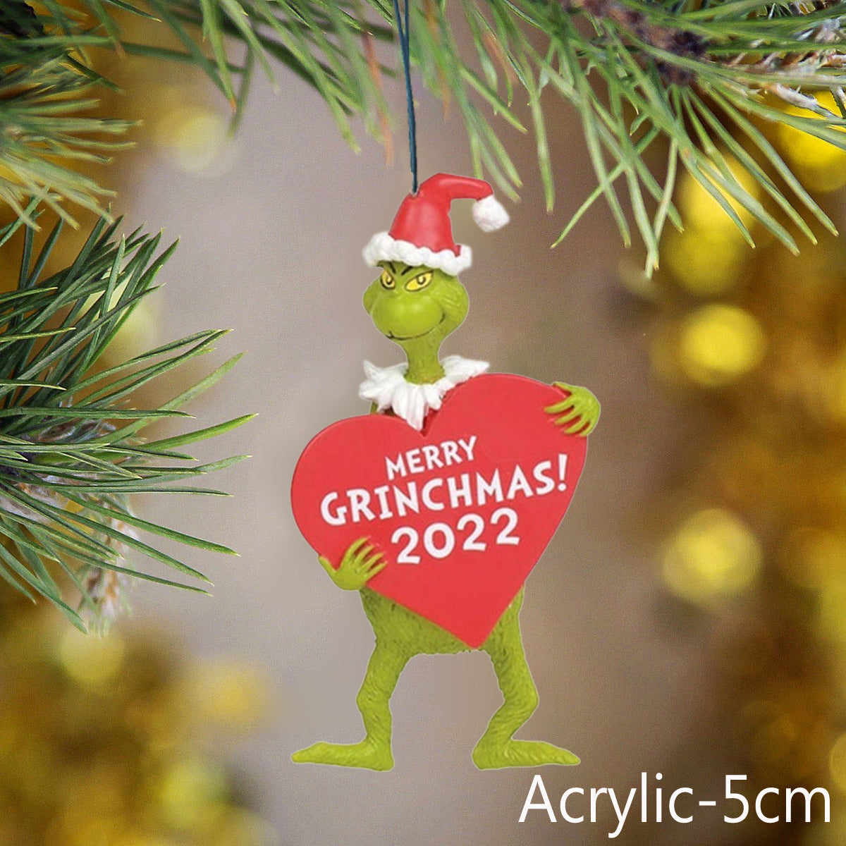 Grinch Christmas tree ornaments-xinru shop