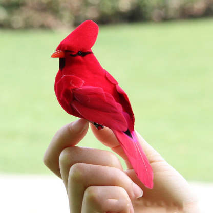 Artificial Fake Parrot Feather Bird Parrot Garden Home Decor Yard Lawn Ornament-xinru