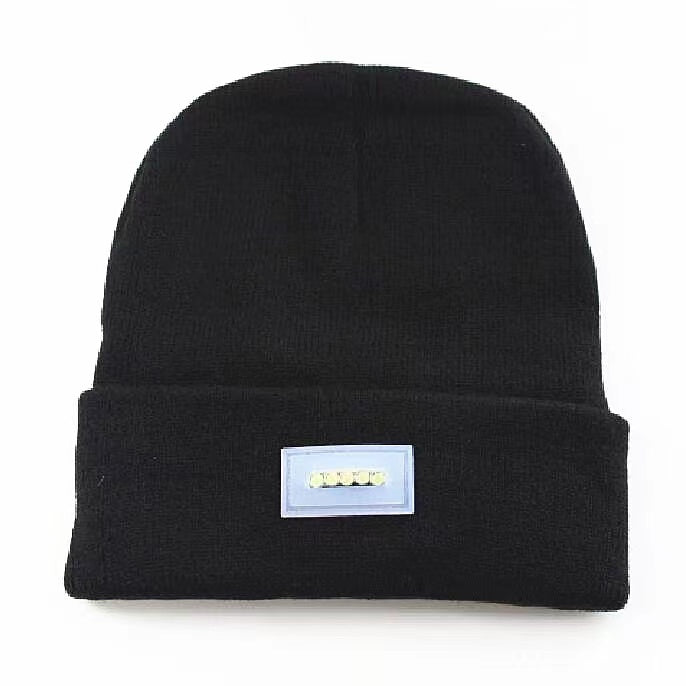 LED Headlight Warm Knitted Hat-xinru
