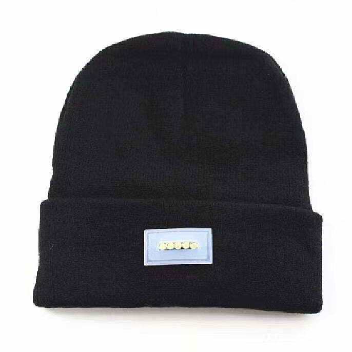 LED Headlight Warm Knitted Hat-xinru