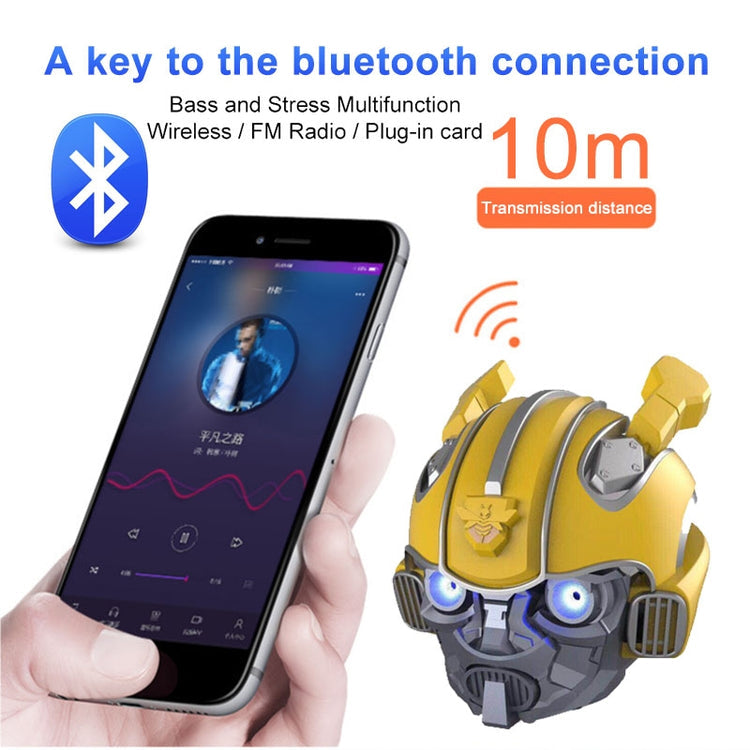 Bumblebee Wireless Mini Bluetooth Speaker Helmet Audio-xinru