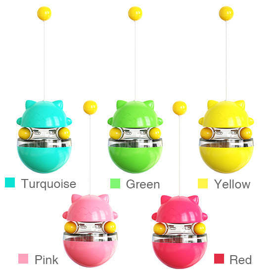 Dispensing Food Tumbler Cat Toy-xinru