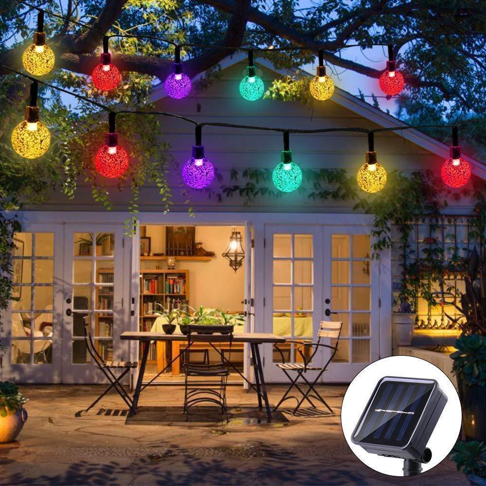30 LED Solar Bubble Beads Patio String Lights-xinru shop