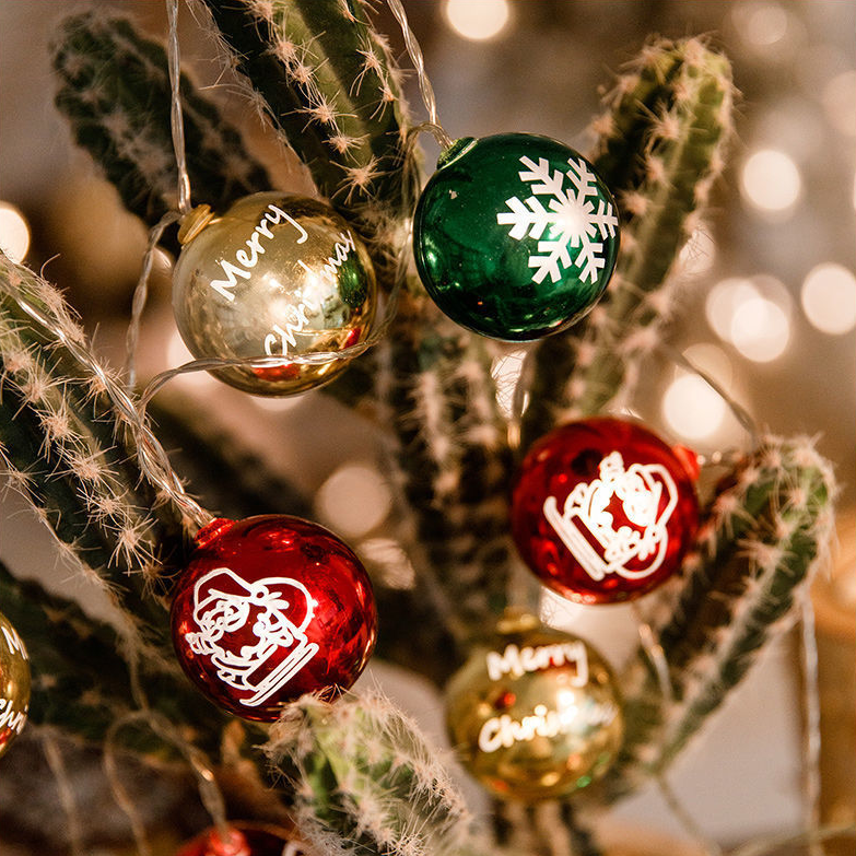 Holiday Party Christmas Decorative Metal Ball String Light-xinru