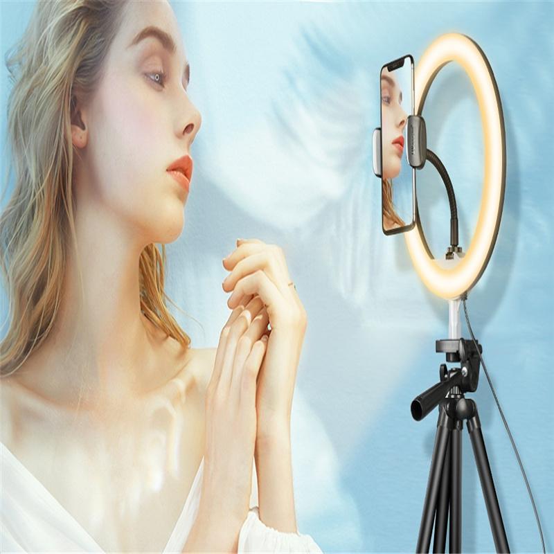 10" Selfie Ring Light  Tripod Makeup For With Stand For Photography Ring Light-xinru