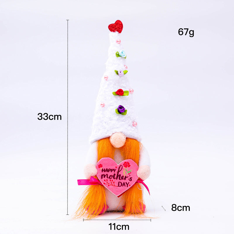 White Hat Mother's Day Gnome-xinru