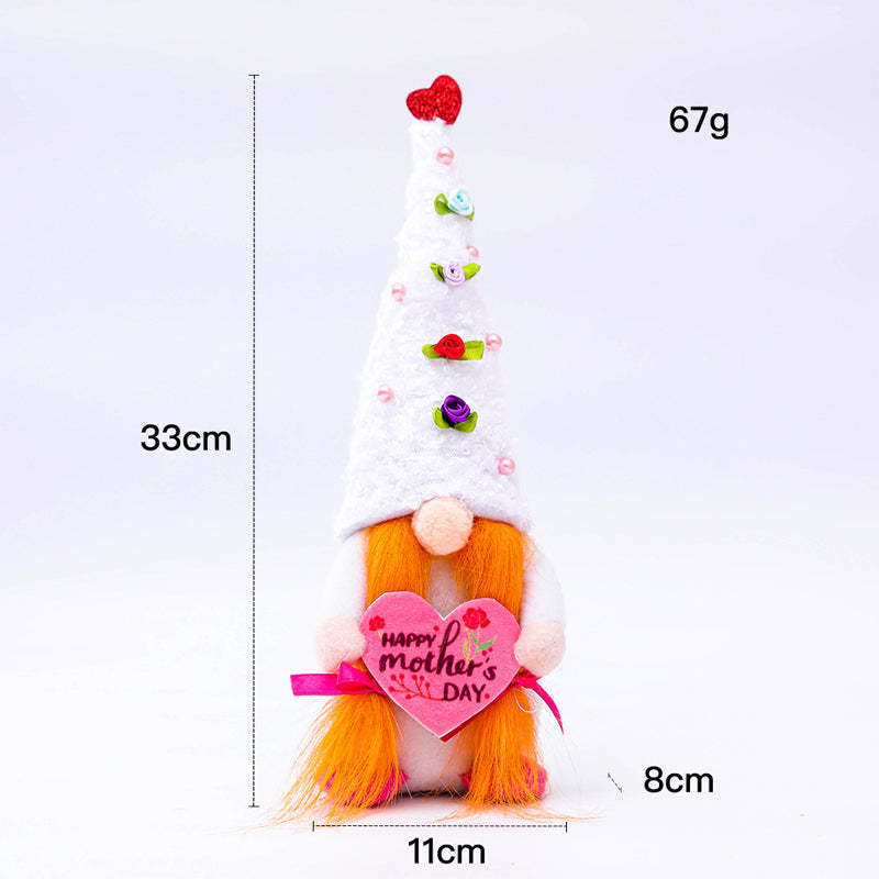 White Hat Mother's Day Gnome-xinru