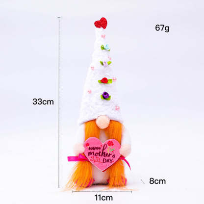 White Hat Mother's Day Gnome-xinru