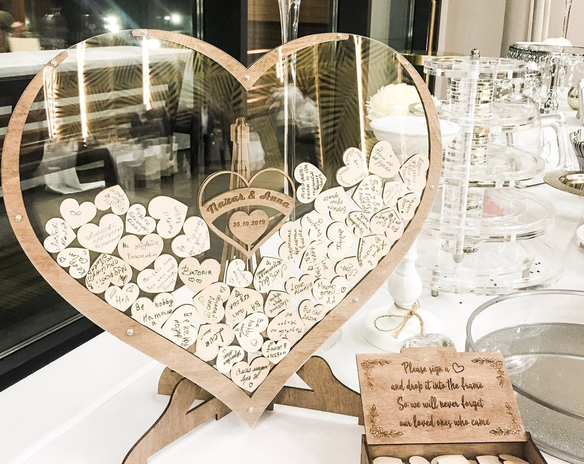 Wedding Alternative Guest Book Set Guest Book Sign Wedding Decor-xinru