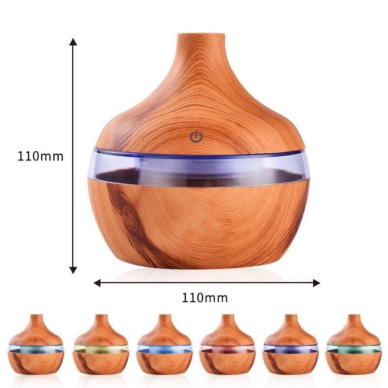 Creative Home Wood Grain Aroma Diffuser USB Humidifier Aroma Diffuser-xinru
