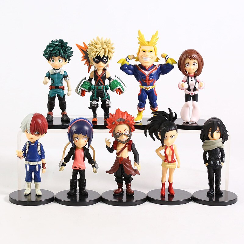 My Hero Academia Collectible PVC Action Figure Toy Model Bundle-xinru