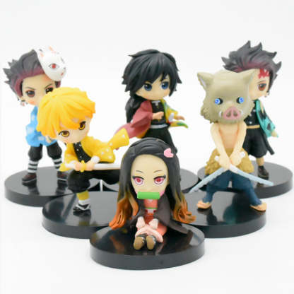 Anime Demon Slayer Figure Kimetsu No Yaiba Figure Tanjirou Kamado 7cm-xinru