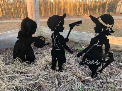 3Pc Yard Art Garden Insert Kid Insert Yard Decoration-xinru