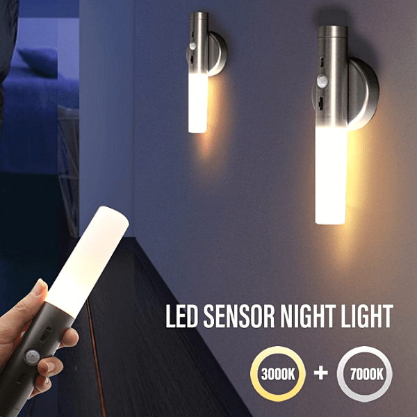 Led Magnetic Auto Motion Sensor Light Portable No Plug Lamp-xinru