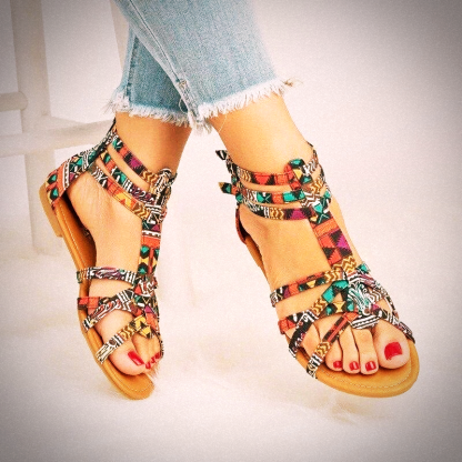Lady Casual Bohemia Soft Sandals-xinru