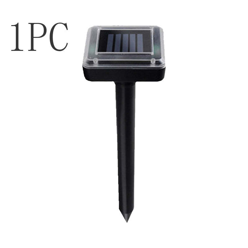 Mole Repellent Solar Ultrasonic Pest Expeller Circular Mouse Repellent Kit-xinru