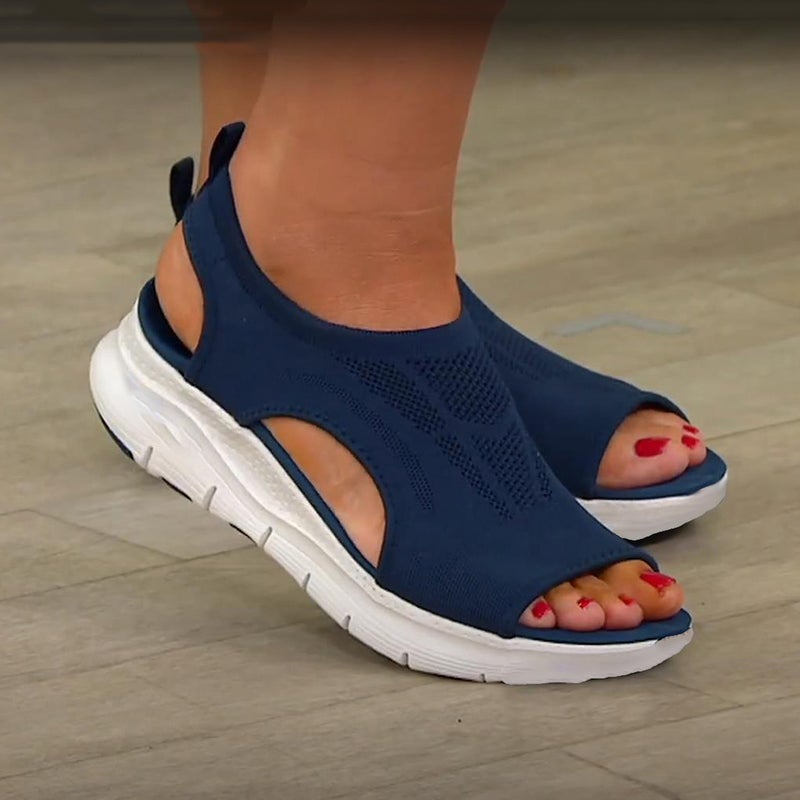 Women閳ユ獨 Comfortable Sandals Walking Shoes-xinru
