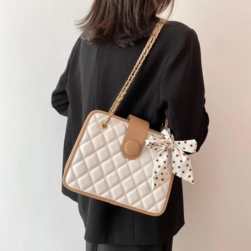 ボウチェーンショルダーバッグ-xinru shop