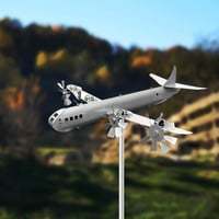 Super Fortress Aircraft Wind Spinner Metal Windmill Wind Energy-xinru