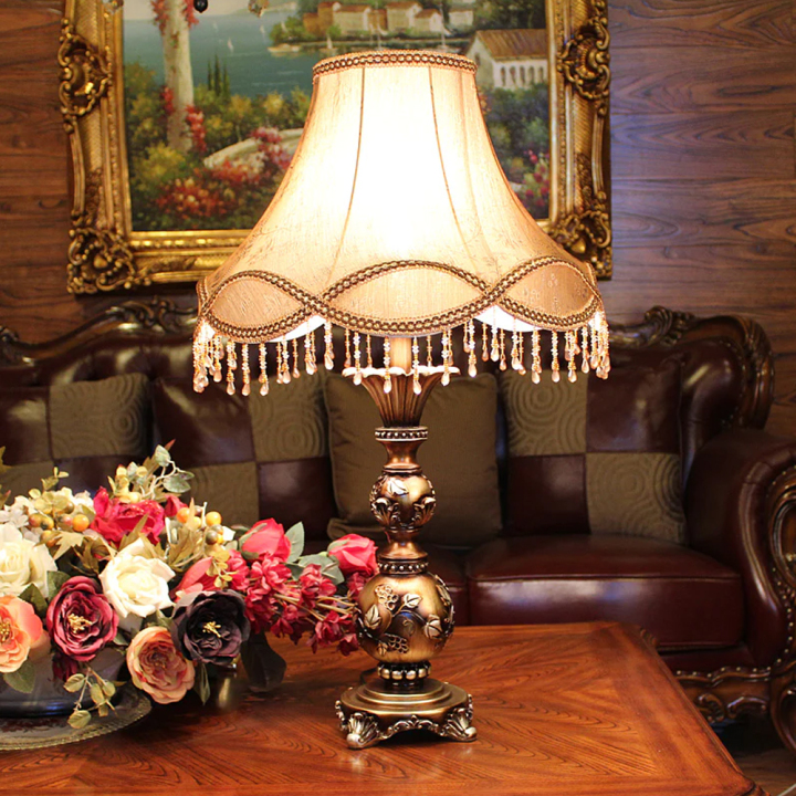 Victorian Vintage Table Lamp For Living Room Bedroom