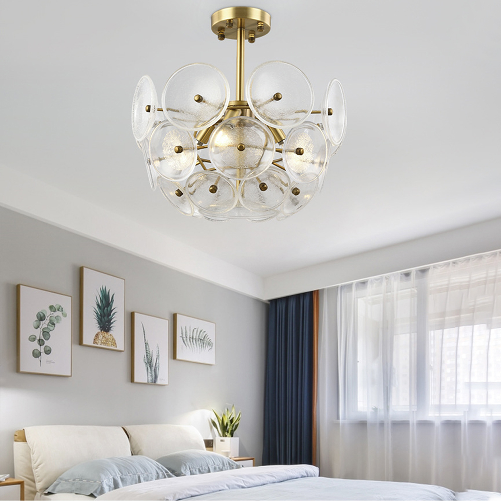 Italian Designer Modern Living Room Crystal Chandelier Creative Glass Pendant Light