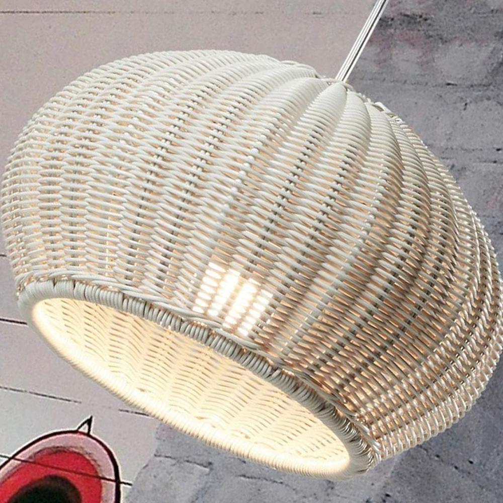 Outdoor Waterproof Pendant Light Homestay Rattan Lighting