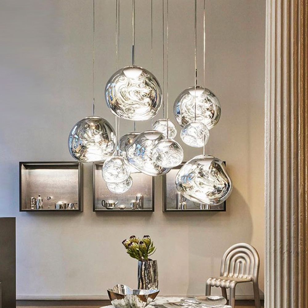 Designer Lava Chandelier Villa Loft Duplex Stairwell Pendant Light Apartment Living Room Empty Luxury Restaurant Lamp