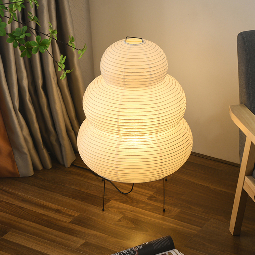 Japanese Rice Paper Table Lamp Personality Art Living Room Homestay Floor Lamp