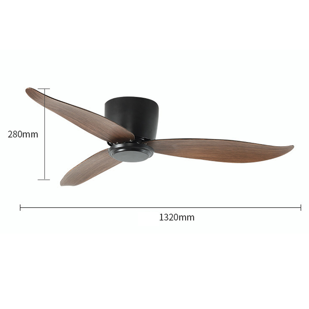Nordic Living Room Smart Remote Control Ceiling Fan Lamp LED light Fan