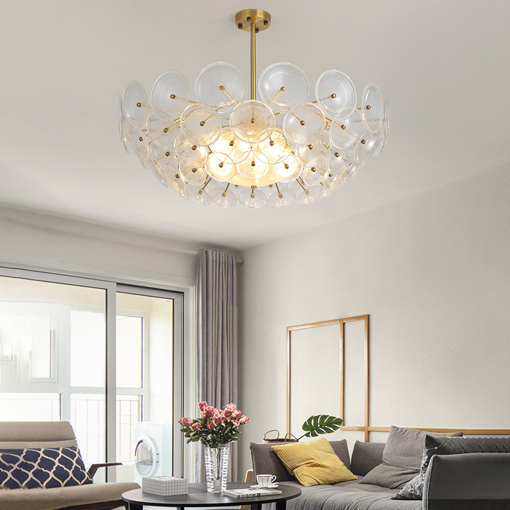 Italian Designer Modern Living Room Crystal Chandelier Creative Glass Pendant Light