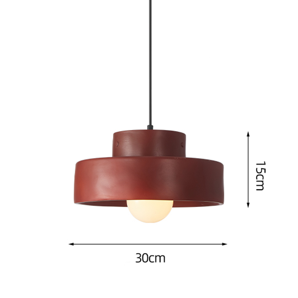 Nordic Original Minimalist Metal Chandelier Red, Green, Black