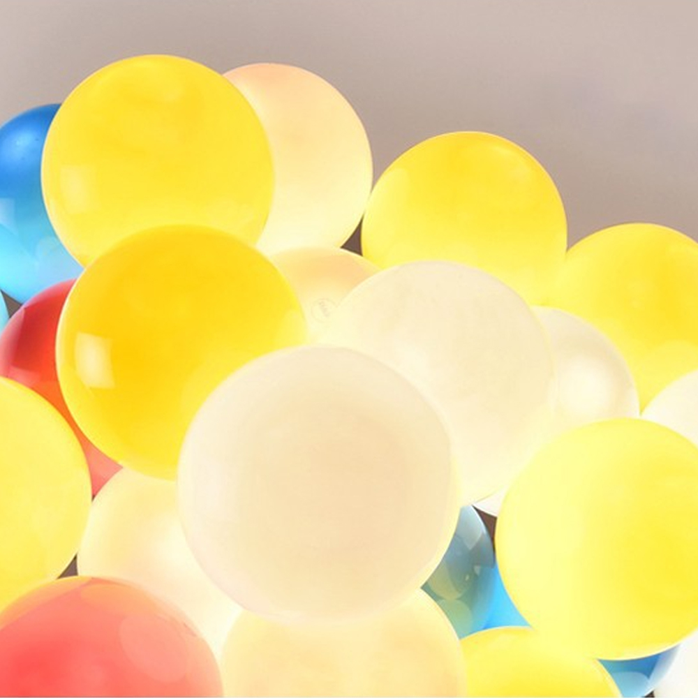 Nordic Children's Bedroom Colorful Bubble Ball Chandelier Nursery Pendant Lights