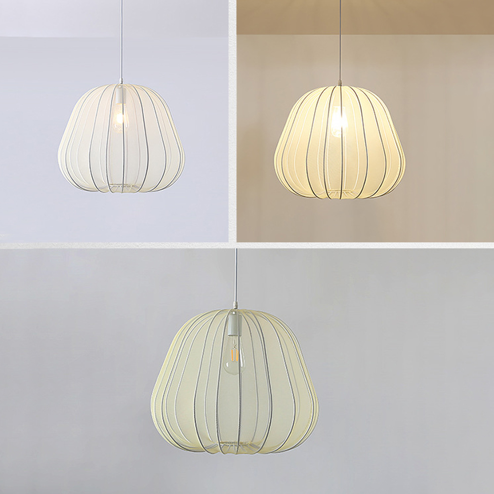 Nordic Creative Chandelier Romantic Home Decor Fabric Restaurant Light