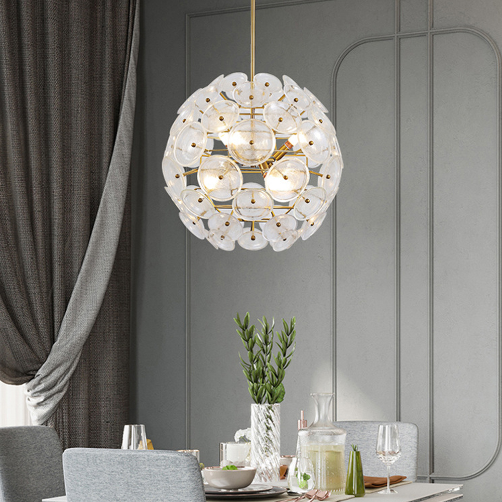 Italian Designer Modern Living Room Crystal Chandelier Creative Glass Pendant Light