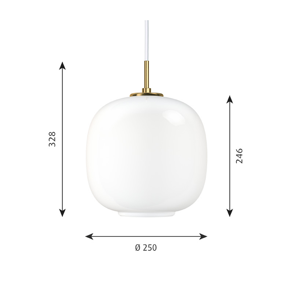 Denmark VL45 Radiohus Chandelier Modern Dining Room Glass Pendant Light