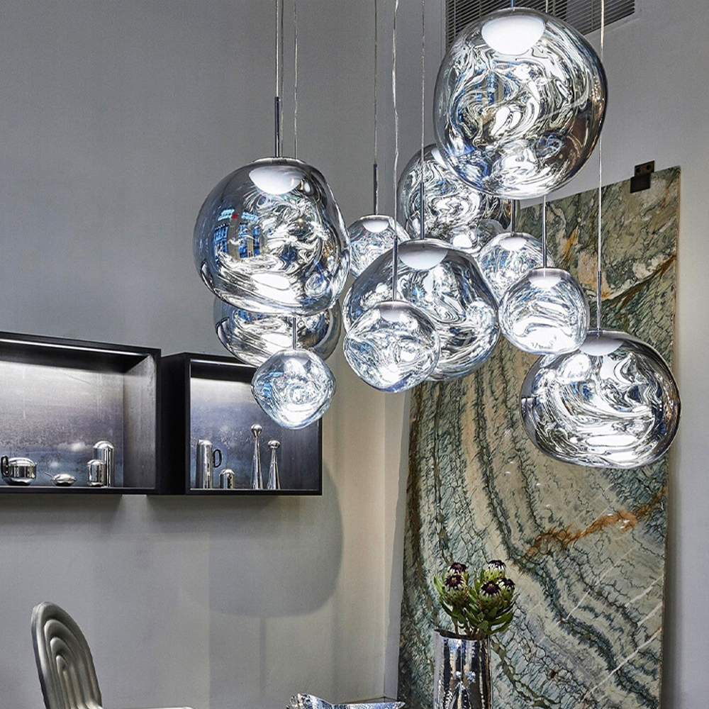Designer Lava Chandelier Villa Loft Duplex Stairwell Pendant Light Apartment Living Room Empty Luxury Restaurant Lamp