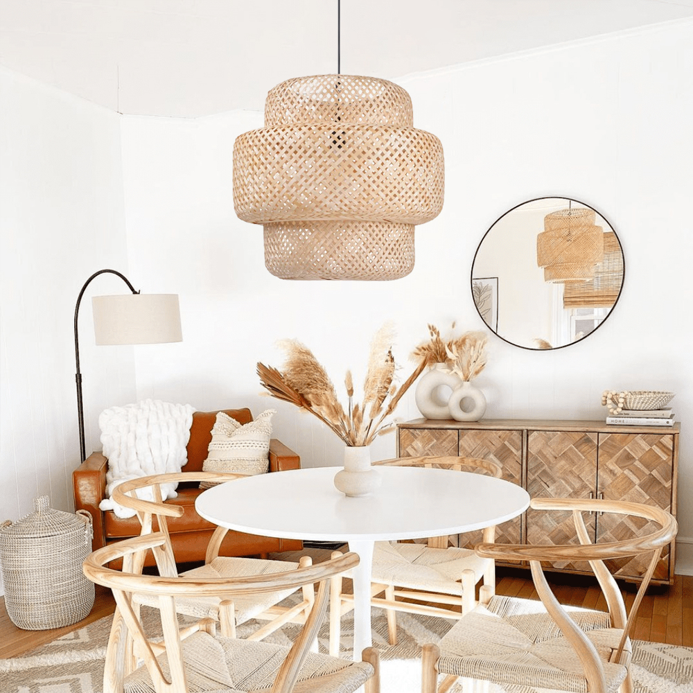 SINNERLIG Bamboo Pendant Light Nordic Simple Chandelier