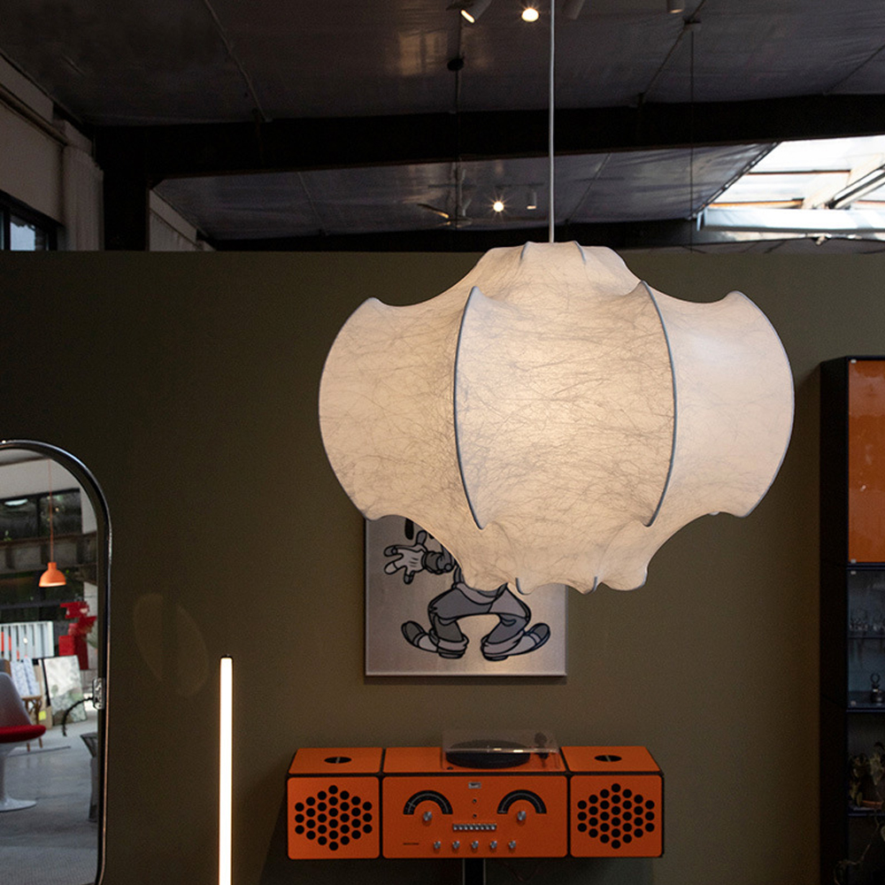 Silk Chandelier Japanese retro wabi-sabi Bedroom Dining Room Pendant Light