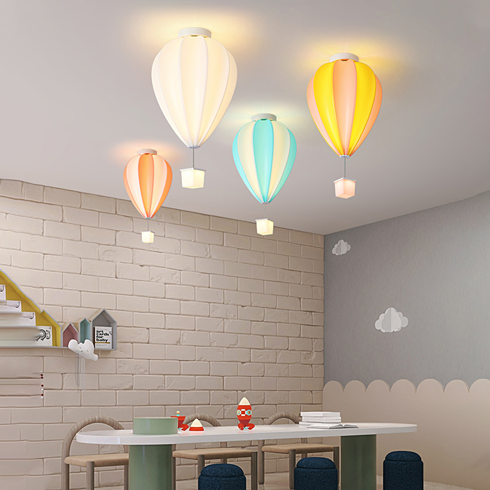 Creative Children's Room Balloon Pendant Light Colorful Cartoon Bedroom Ceiling Lamp