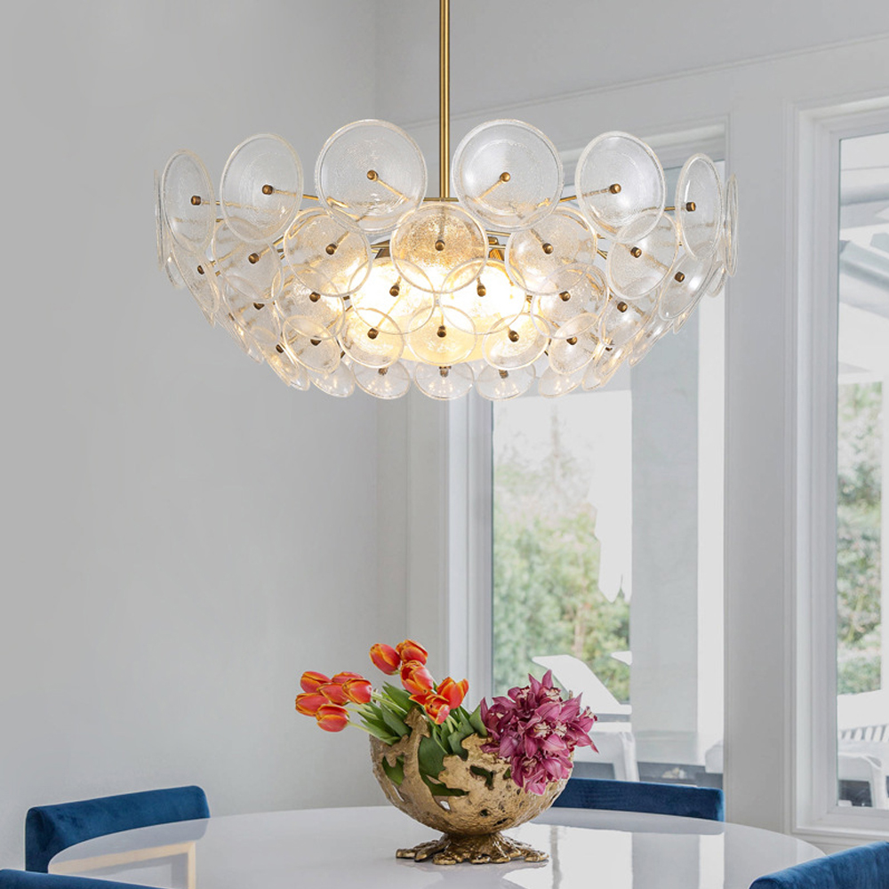 Italian Designer Modern Living Room Crystal Chandelier Creative Glass Pendant Light
