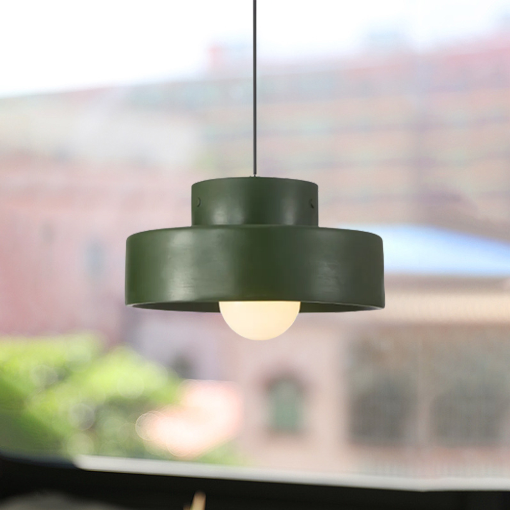 Nordic Original Minimalist Metal Chandelier Red, Green, Black