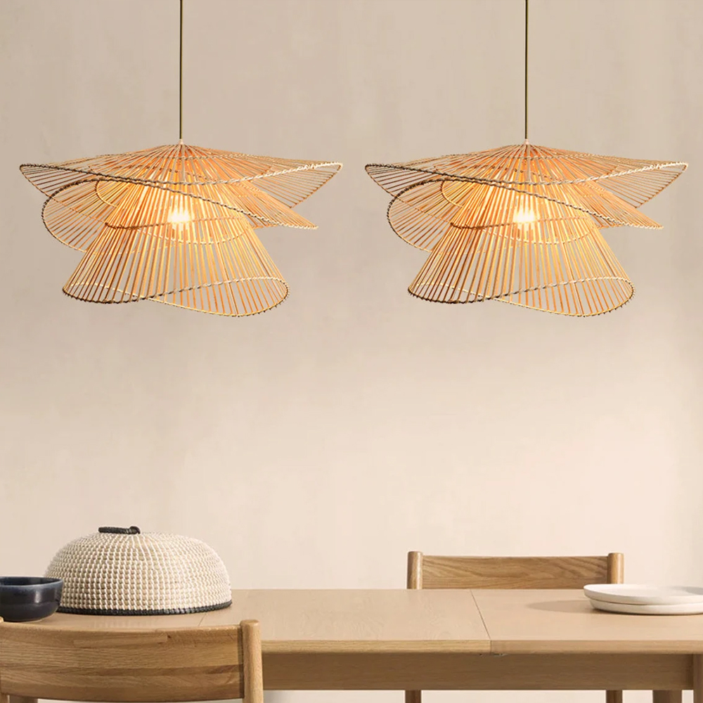 Creative Multi-layered Pendant Lights Dining Room Decoration Vintage Suspension Luminaire