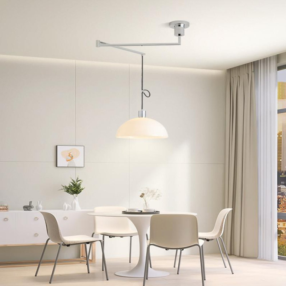 Dining Room Danish Flush Mount Ceiling Light Dome Chandelier Lighting