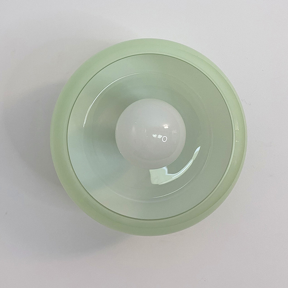 Mid-Century Modern Glass Wall Lamp Bedside Sconce