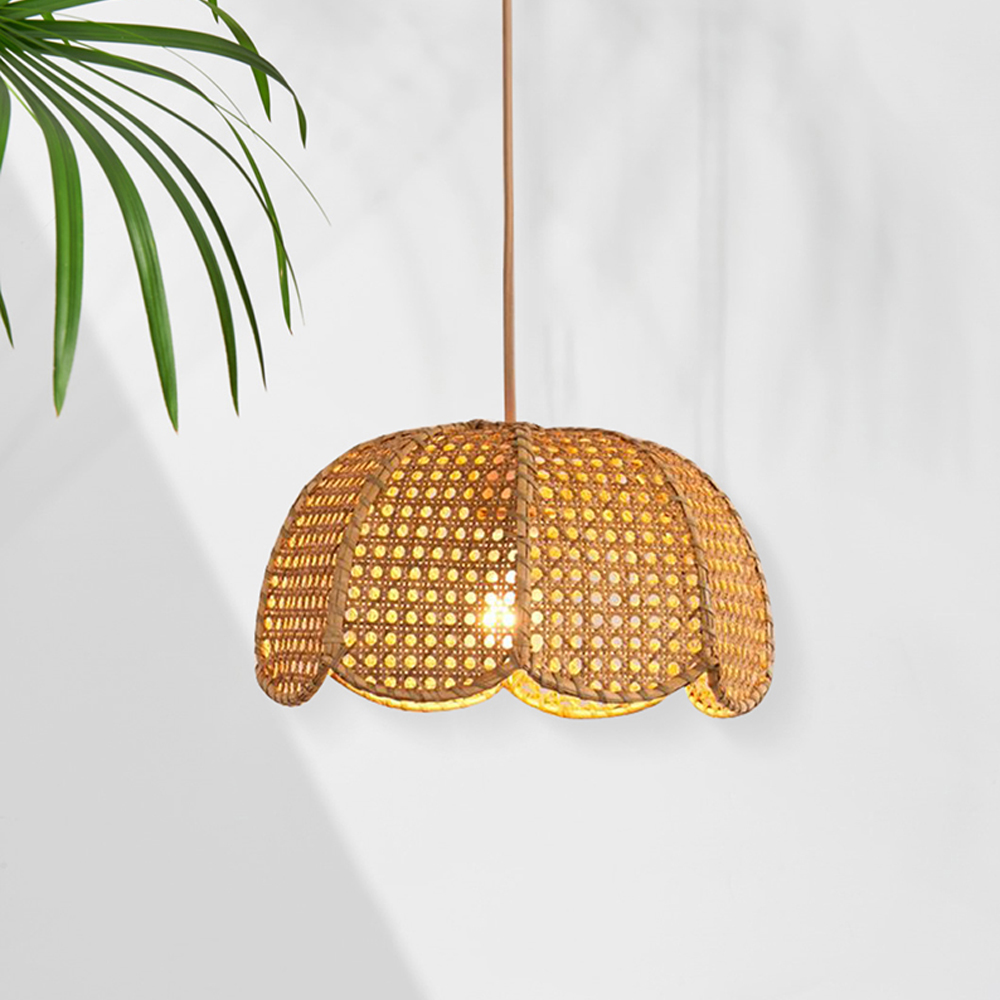 Southeast Asian Rattan Art Chandelier Modern Minimalist Creative Japanese Pendant Lamps