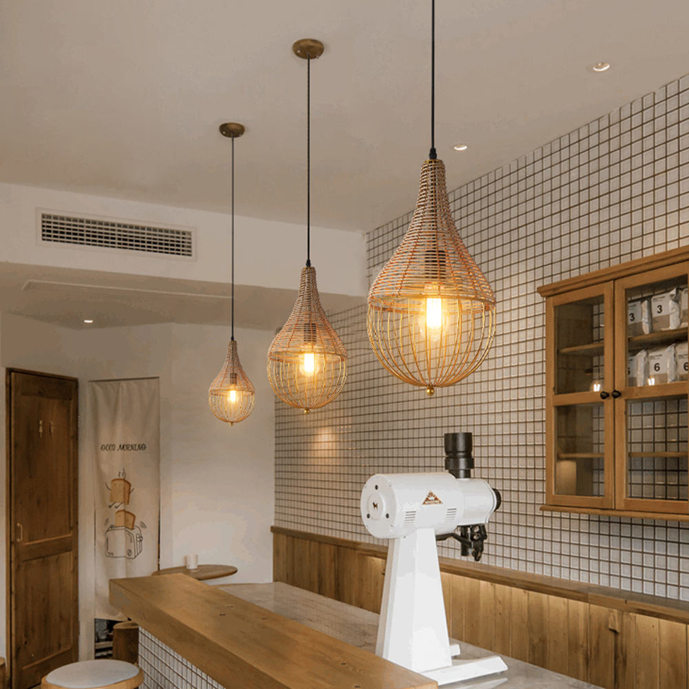 Nordic Metal Pendant Light Unique Design Restaurant Kitchen Island Chandelier