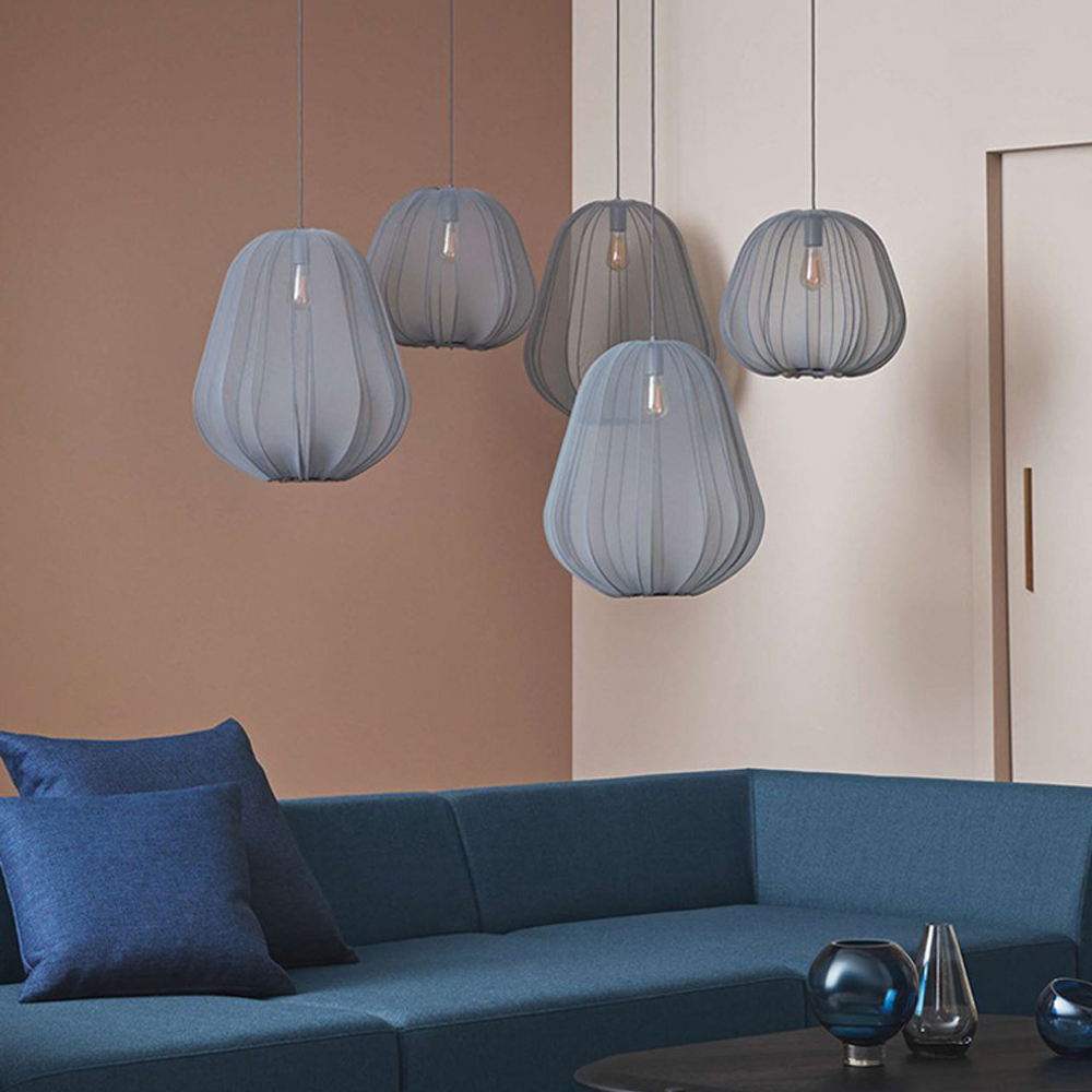 Nordic Creative Chandelier Romantic Home Decor Fabric Restaurant Light