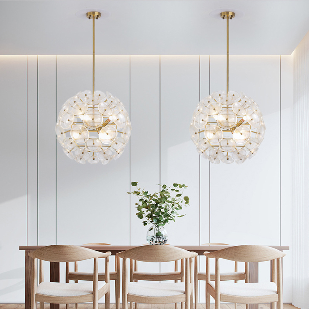 Italian Designer Modern Living Room Crystal Chandelier Creative Glass Pendant Light